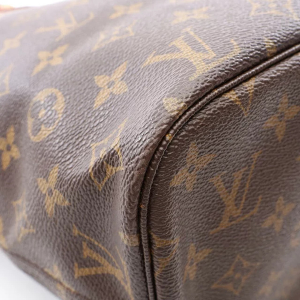 Louis Vuitton Neverfull Tote Bag Canvas Leather Monogram Brown - Picture 9 of 9